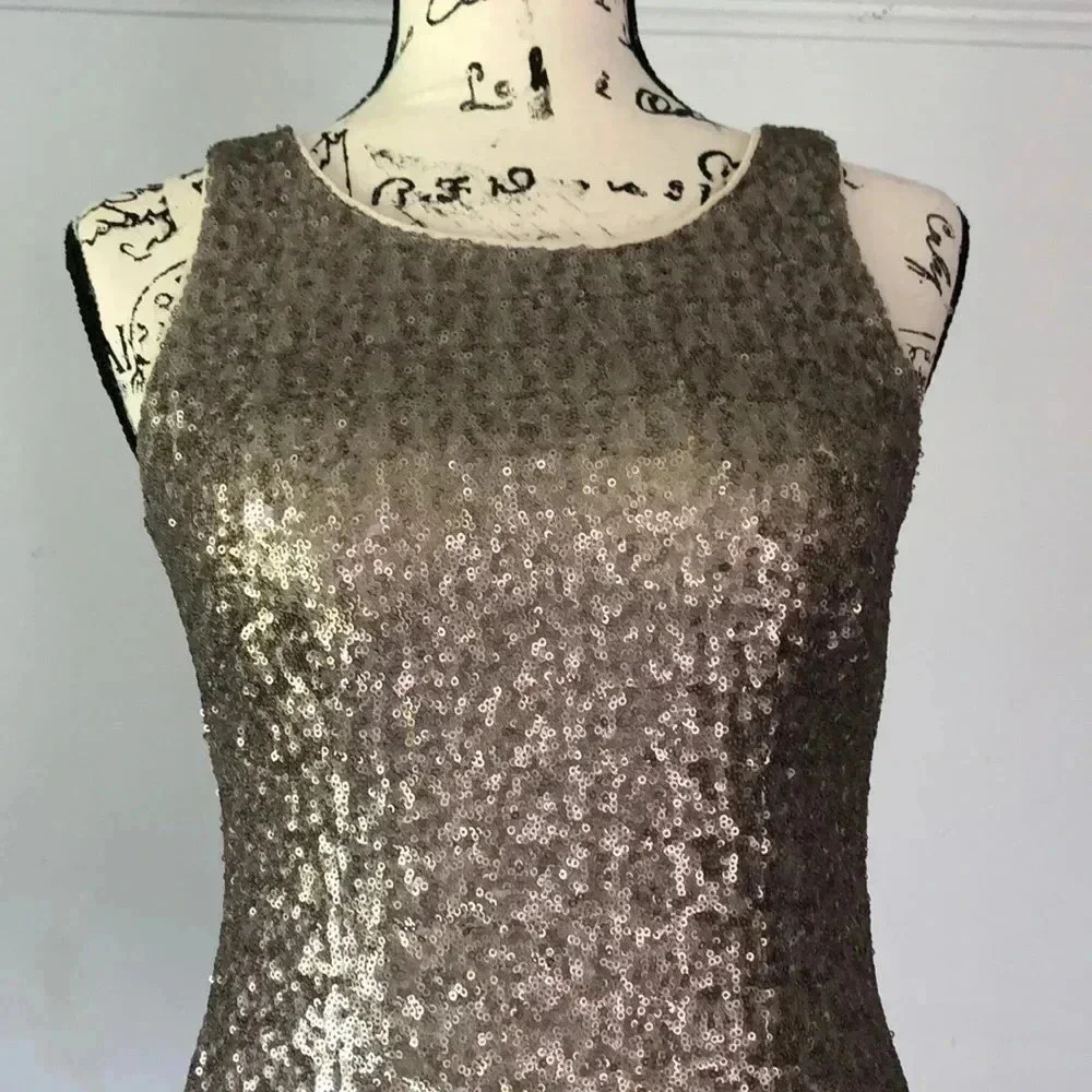 Aqua Dresses Sequin Shift Dress - Picture 2 of 8